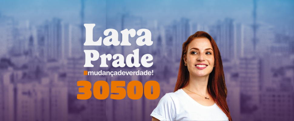 Banner de campanha: Lara Prade #mudançadeverdade 30500